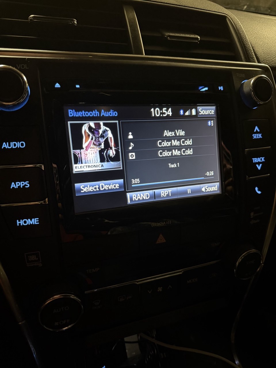 My Camry says Alex Vile is electronica music. I would say this is a bit inaccurate.