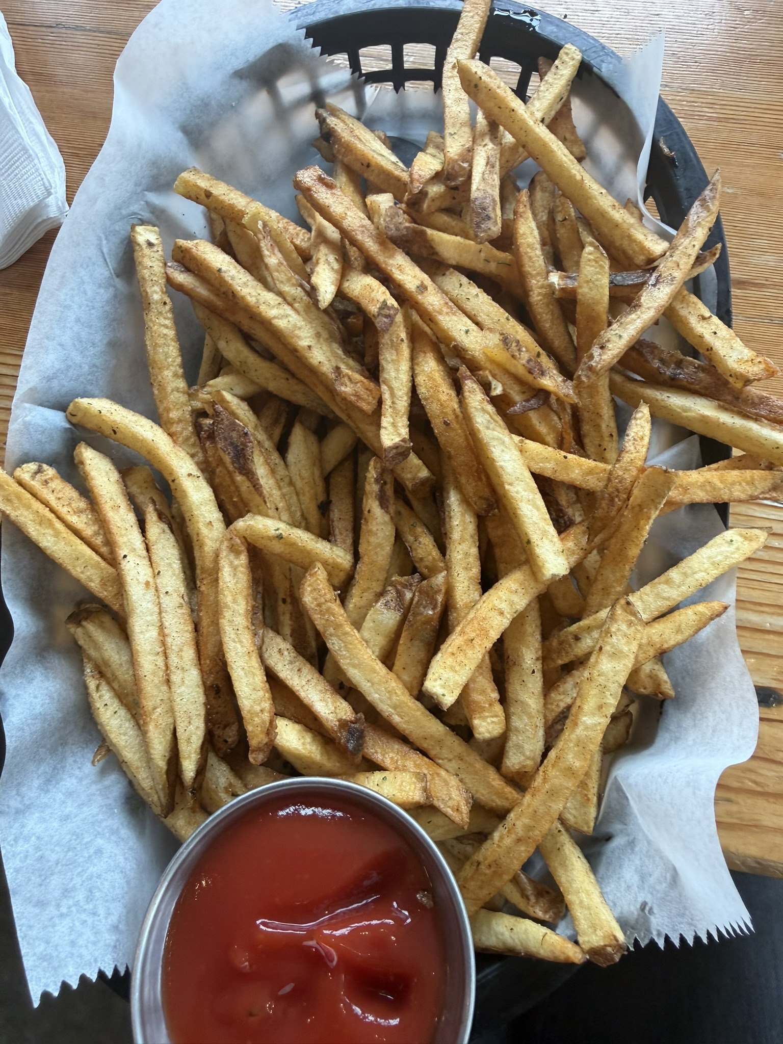Fries from the City Park Grill in St. Louis, Missouri.