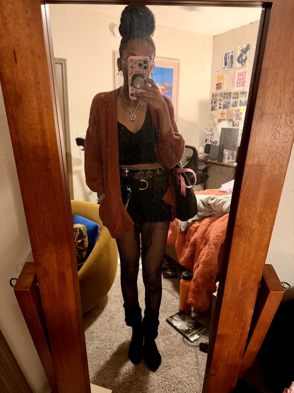 The outfit I wore to the Linger Longer Lounge.