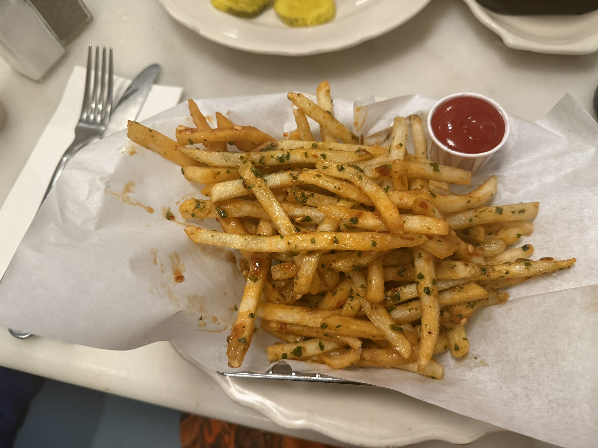 Fries from Coppelia, Chelsea, Manhattan.
