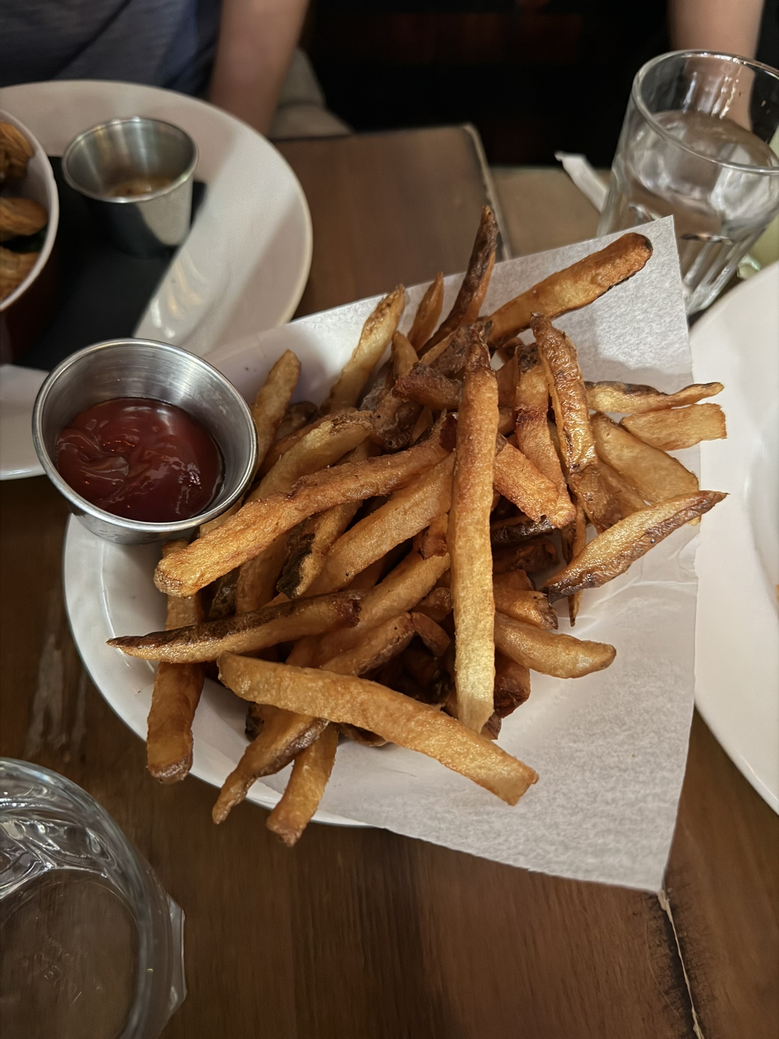 Fries from Cafe Rue Dix in Brooklyn.