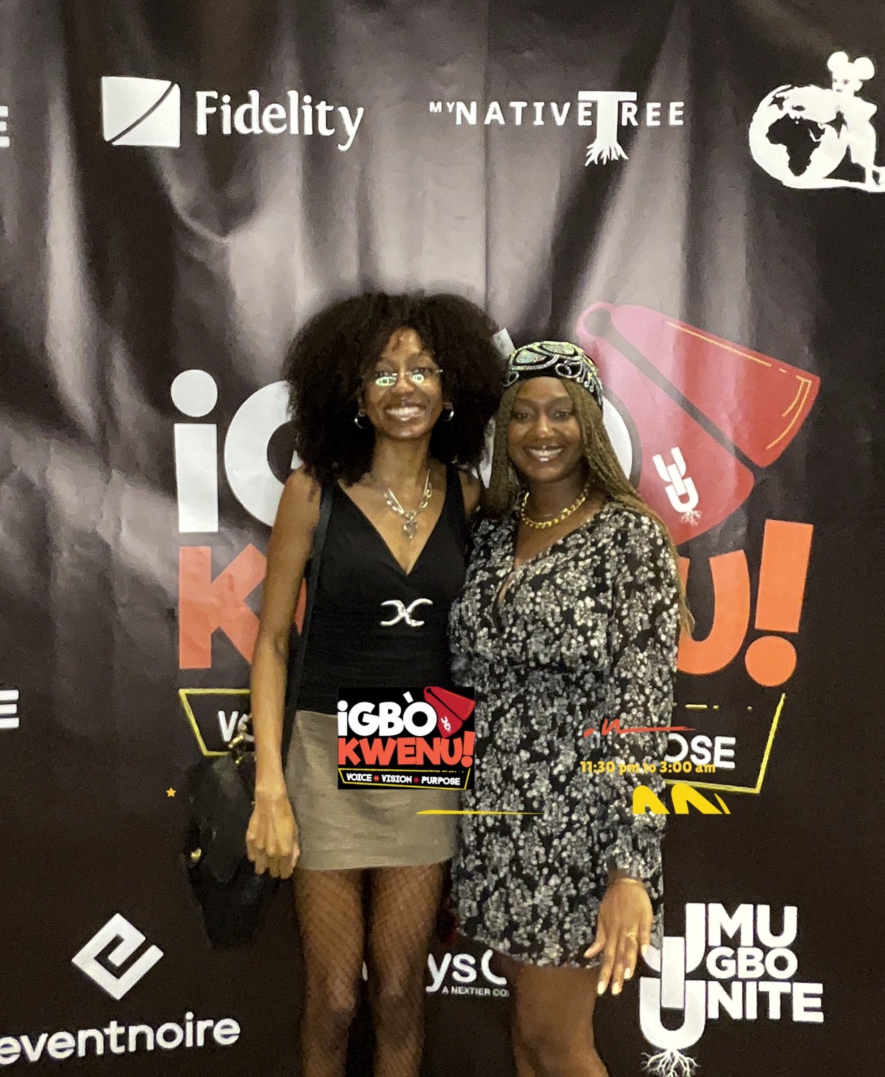 My sister and I at this year's UIU Conference. Igbo Kwenu!