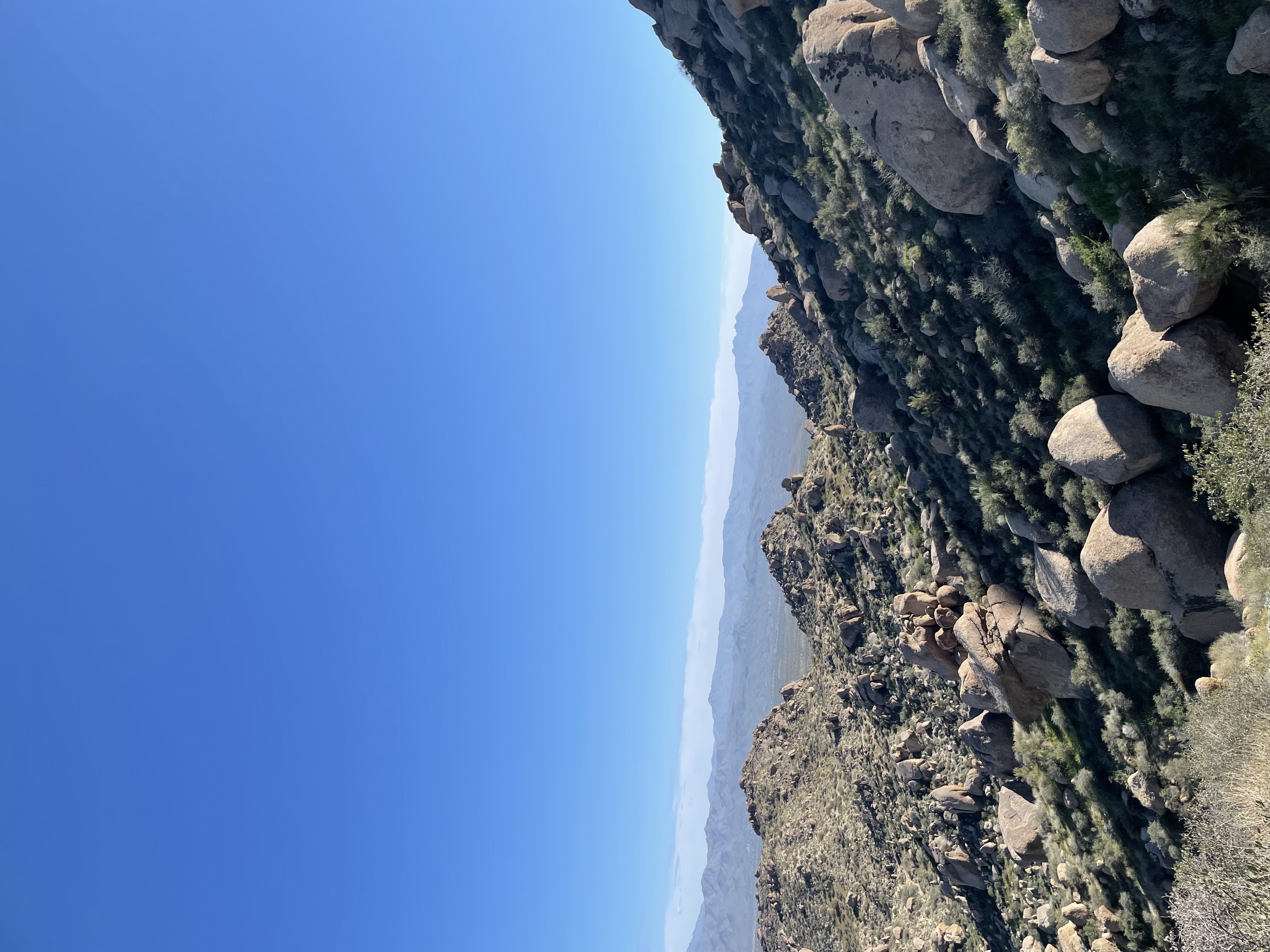 The views at Prairie Falcon Overlook.